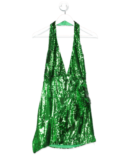 NBD Green Arie Mini Dress UK S - 7519724568766_Front_artisanalsoy.png