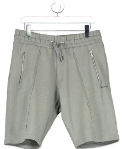 moncrief Grey Zipped Pockets Shorts UK L