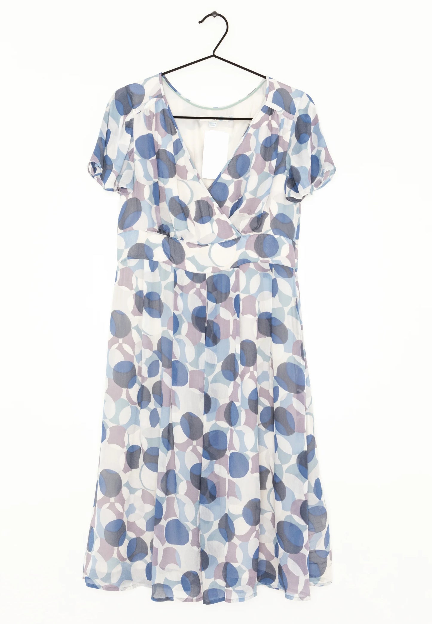 Boden Multi-coloured Polka Dot Print Dress UK 8P